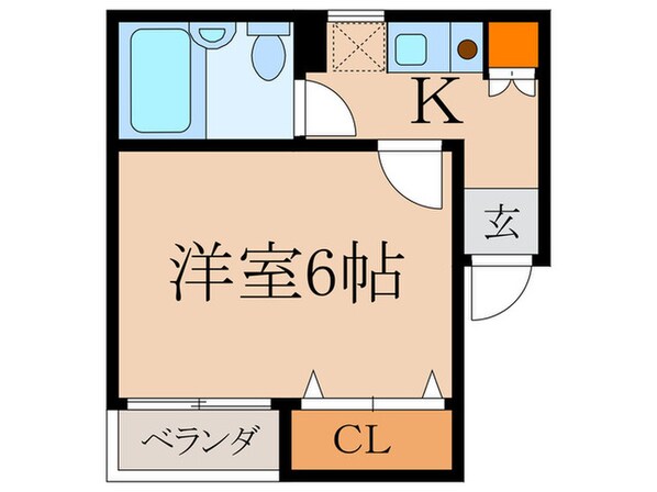 フロ－レンスえいとの物件間取画像